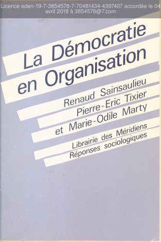 خرید و دانلود نسخه کامل کتاب La démocratie en organisation : vers des fonctionnements collectifs de travail_68d7554f9589a.jpeg خرید و دانلود نسخه کامل کتاب La démocratie en organisation : vers des fonctionnements collectifs de travail