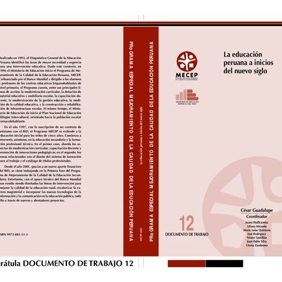 خرید و دانلود نسخه کامل کتاب La educación peruana a inicios del nuevo siglo