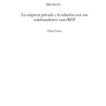 خرید و دانلود نسخه کامل کتاب La empresa privada y la relación con sus colaboradores: caso REP