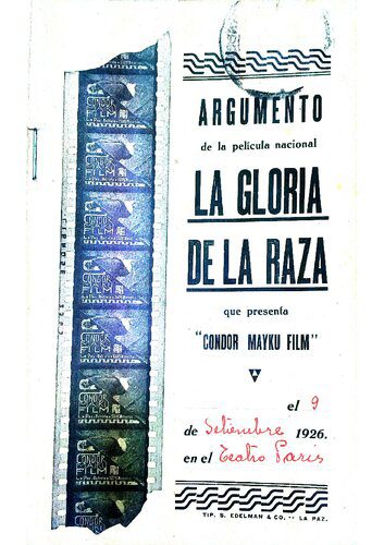 خرید و دانلود نسخه کامل کتاب La gloria de la raza. Argumento de la película nacional La Gloria de la Raza que presenta “Condor Mayku Film” el 9 de setiembre de 1926 en el teatro París_68d6664041a4f.jpeg خرید و دانلود نسخه کامل کتاب La gloria de la raza. Argumento de la película nacional La Gloria de la Raza que presenta “Condor Mayku Film” el 9 de setiembre de 1926 en el teatro París