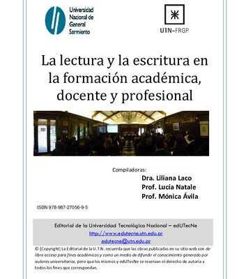 خرید و دانلود نسخه کامل کتاب La lectura y la escritura en la formación académica, docente y profesional