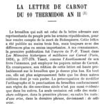 خرید و دانلود نسخه کامل کتاب La lettre de Carnot du 10 Thermidor An II