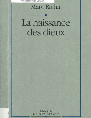 خرید و دانلود نسخه کامل کتاب La naissance des dieux