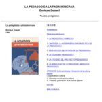 خرید و دانلود نسخه کامل کتاب La pedagogica latinoamericana