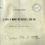 خرید و دانلود نسخه کامل کتاب La Teoria di Maxwell dell’Elettricità e della Luce