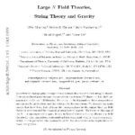 خرید و دانلود نسخه کامل کتاب Large N Field Theories, String Theory and Gravity