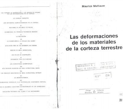 خرید و دانلود نسخه کامل کتاب Las deformaciones de los materiales de la corteza terrestre