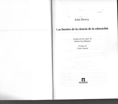 خرید و دانلود نسخه کامل کتاب Las fuentes de la ciencia de la educación