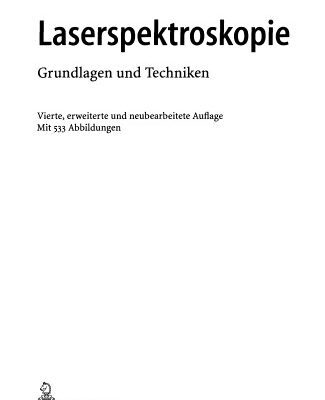 خرید و دانلود نسخه کامل کتاب Laserspektroskopie