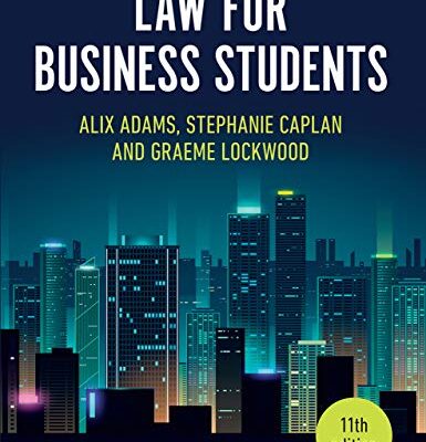 خرید و دانلود نسخه کامل کتاب Law for Business Students (11th Edition) – Orginal pdf