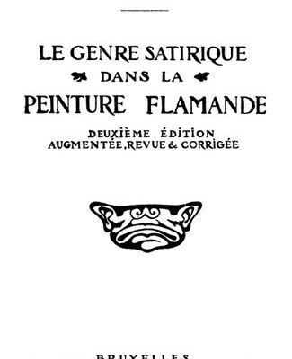 خرید و دانلود نسخه کامل کتاب Le genre satirique dans la peinture flamande