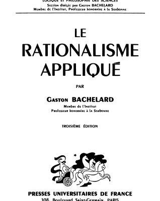 خرید و دانلود نسخه کامل کتاب Le rationalisme appliqué, 3e édition
