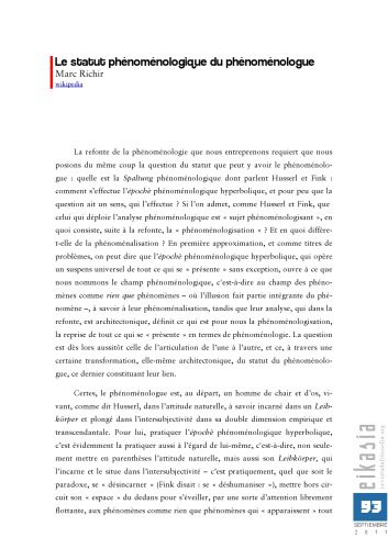 خرید و دانلود نسخه کامل کتاب Le statut phénoménologique du phénoménologue_68c6d06fdcc6e.jpeg خرید و دانلود نسخه کامل کتاب Le statut phénoménologique du phénoménologue