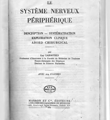 خرید و دانلود نسخه کامل کتاب Le systeme nerveux peripherique