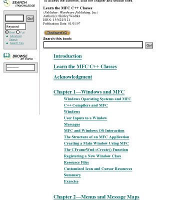 خرید و دانلود نسخه کامل کتاب Learn the MFC C++ Classes