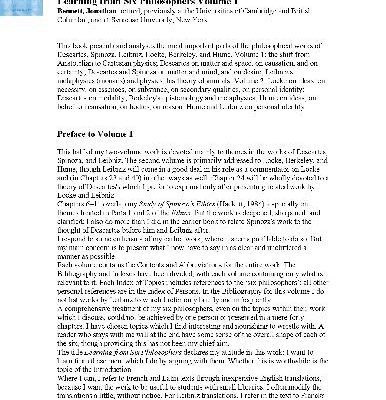 خرید و دانلود نسخه کامل کتاب Learning from Six Philosophers, Descartes, Spinoza, Leibniz, Locke, Berkeley, and Hume