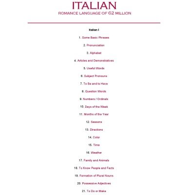 خرید و دانلود نسخه کامل کتاب Learning Italian. Roman Language of 62 million