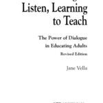 خرید و دانلود نسخه کامل کتاب Learning to Listen, Learning to Teach: The Power of Dialogue in Educating Adults