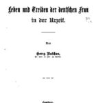 خرید و دانلود نسخه کامل کتاب Leben und Treiben der deutschen Frau in der Urzeit