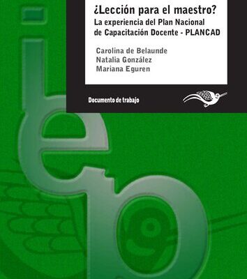 خرید و دانلود نسخه کامل کتاب ¿Lección para el maestro? La experiencia del Plan Nacional de Capacitación Docente (PLANCAD), Perú