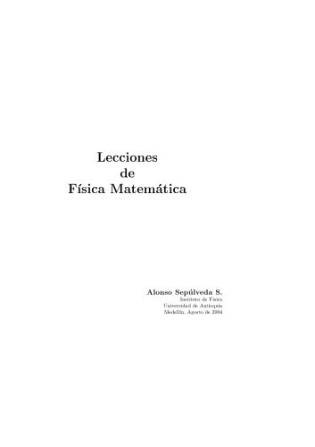 خرید و دانلود نسخه کامل کتاب Lecciones de física matemática_68bdff3a29a57.jpeg خرید و دانلود نسخه کامل کتاب Lecciones de física matemática
