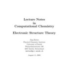 خرید و دانلود نسخه کامل کتاب Lecture Notes in Computational Chemistry. Electronic Structure Theory