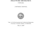 خرید و دانلود نسخه کامل کتاب Lecture notes in Fracture Mechanics