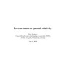 خرید و دانلود نسخه کامل کتاب Lecture notes on general relativity