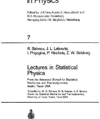 خرید و دانلود نسخه کامل کتاب Lectures in Statistical Physics