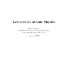 خرید و دانلود نسخه کامل کتاب Lectures on atomic physics