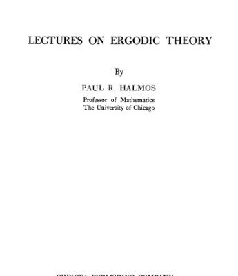 خرید و دانلود نسخه کامل کتاب Lectures on ergodic theory