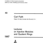 خرید و دانلود نسخه کامل کتاب Lectures on Injective Modules and Quotient Rings