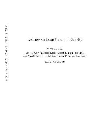 خرید و دانلود نسخه کامل کتاب Lectures on loop quantum gravity