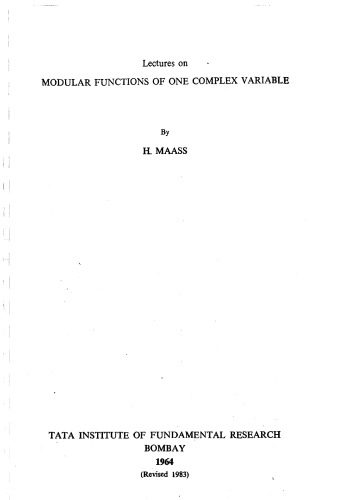خرید و دانلود نسخه کامل کتاب Lectures on modular functions of one complex variable (Revised Edition)_68b52998c5373.jpeg خرید و دانلود نسخه کامل کتاب Lectures on modular functions of one complex variable (Revised Edition)