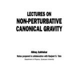 خرید و دانلود نسخه کامل کتاب Lectures on nonperturbative canonical gravity