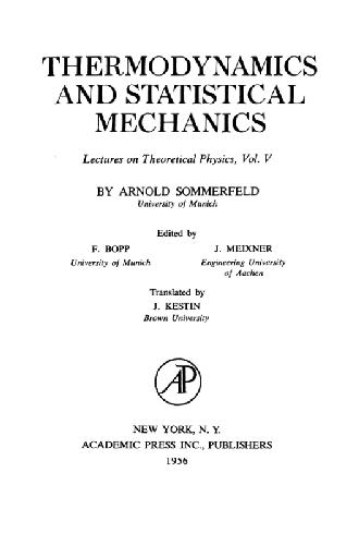 خرید و دانلود نسخه کامل کتاب Lectures on Theoretical Physics, Volume 5: Thermodynamics and Statistical Mechanics_68bed1d865611.jpeg خرید و دانلود نسخه کامل کتاب Lectures on Theoretical Physics, Volume 5: Thermodynamics and Statistical Mechanics