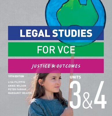 خرید و دانلود نسخه کامل کتاب Legal Studies for VCE: Justice & Outcomes