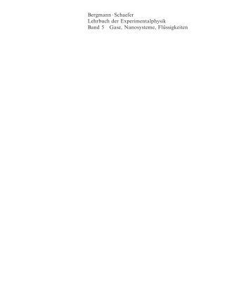 خرید و دانلود نسخه کامل کتاب Lehrbuch der Experimentalphysik Bd. 5. Gase, Nanosysteme, Flüssigkeiten
