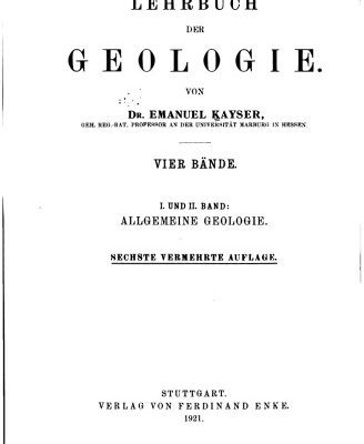 خرید و دانلود نسخه کامل کتاب Lehrbuch der Geologie / Allgemeine Geologie