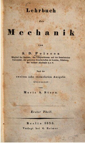 خرید و دانلود نسخه کامل کتاب Lehrbuch der Mechanik_68bcb6b12e67e.jpeg خرید و دانلود نسخه کامل کتاب Lehrbuch der Mechanik