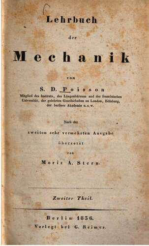 خرید و دانلود نسخه کامل کتاب Lehrbuch der Mechanik_68bcb7828ba27.jpeg خرید و دانلود نسخه کامل کتاب Lehrbuch der Mechanik