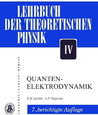خرید و دانلود نسخه کامل کتاب Lehrbuch der Theoretischen Physik – Band IV – Quantenelektrodynamik