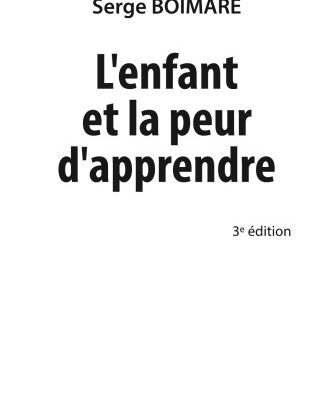 خرید و دانلود نسخه کامل کتاب L’enfant et la peur d’apprendre