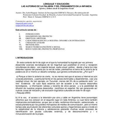 خرید و دانلود نسخه کامل کتاب Lenguaje y educación: las autorías de la palabra y del pensamiento en la infancia. Aportes y debates desde la lingüística social