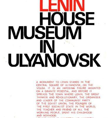 خرید و دانلود نسخه کامل کتاب Lenin House Museum in Ulyanovsk