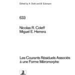 خرید و دانلود نسخه کامل کتاب Les Courants Residuels Associes a une Forme Meromorphe