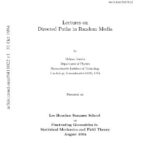 خرید و دانلود نسخه کامل کتاب Les Houches lectures on directed paths in random media