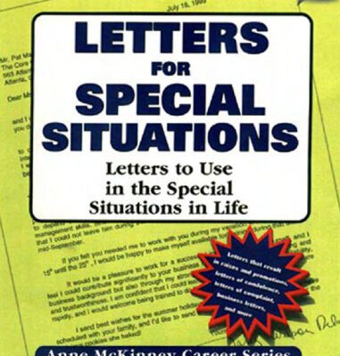 خرید و دانلود نسخه کامل کتاب Letters For Special Situations: Letters to use in the special situations in life