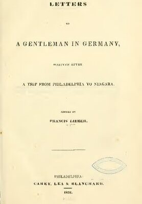 خرید و دانلود نسخه کامل کتاب Letters to a Gentleman in Germany, written after a trip frpm Philadelphia to Niagara