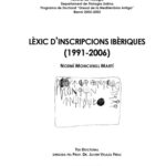 خرید و دانلود نسخه کامل کتاب Lèxic d’inscripcions ibèriques : 1991-2006